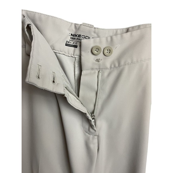 Nike‎ Golf Tour Performance Dri Fit Light Brown Capri Pants Women's Size 12 - Picture 9 of 12